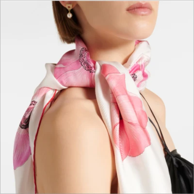 silk twill thin scarf